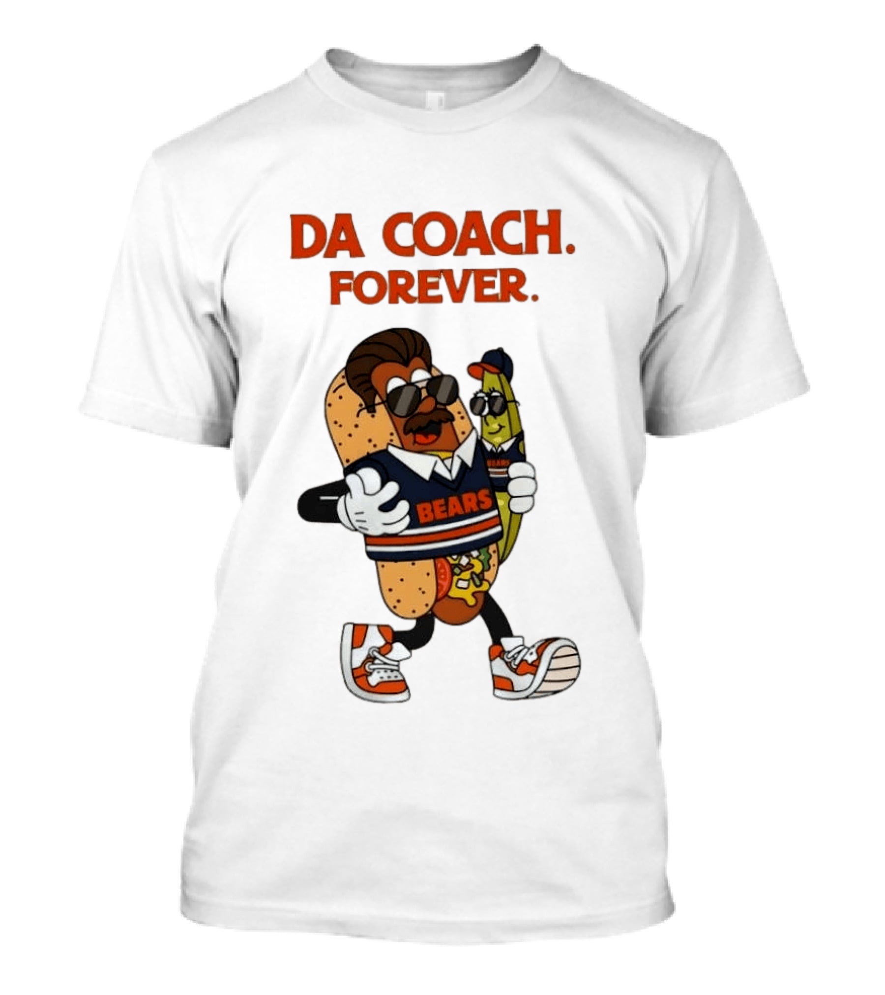 Da Coach Forever Bears Chicago Hot Dog T-Shirt