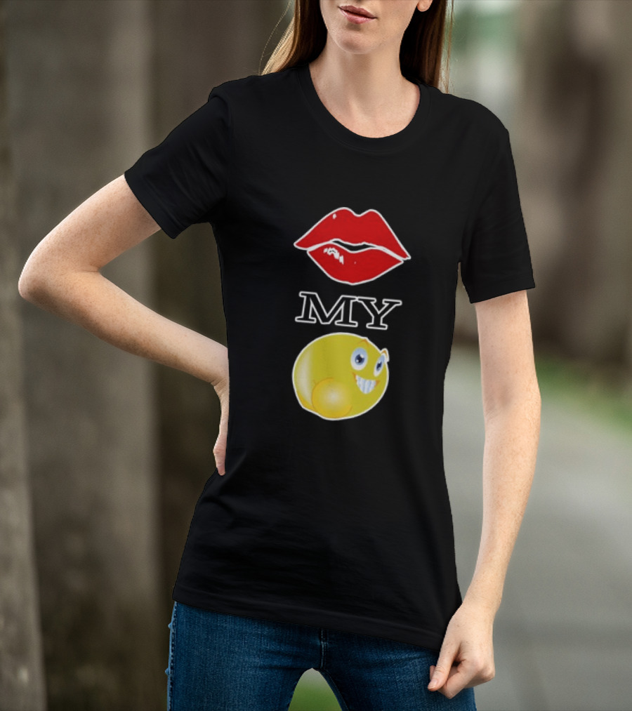 Grimykids Store Kiss My Emoji T-Shirt