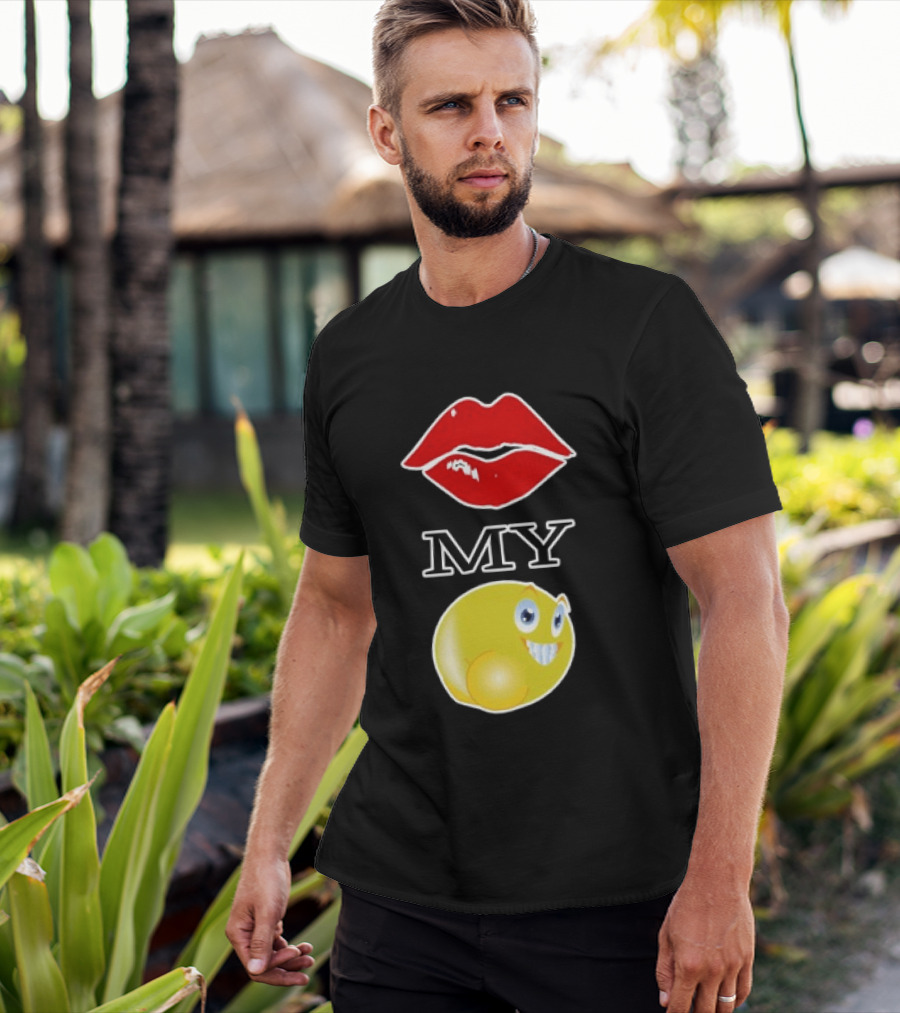 Grimykids Store Kiss My Emoji T-Shirt