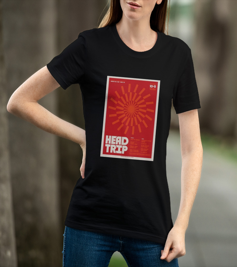 Empire Polo Club Indio CA Head Trip October 10 11 2026 Lineup T-Shirt