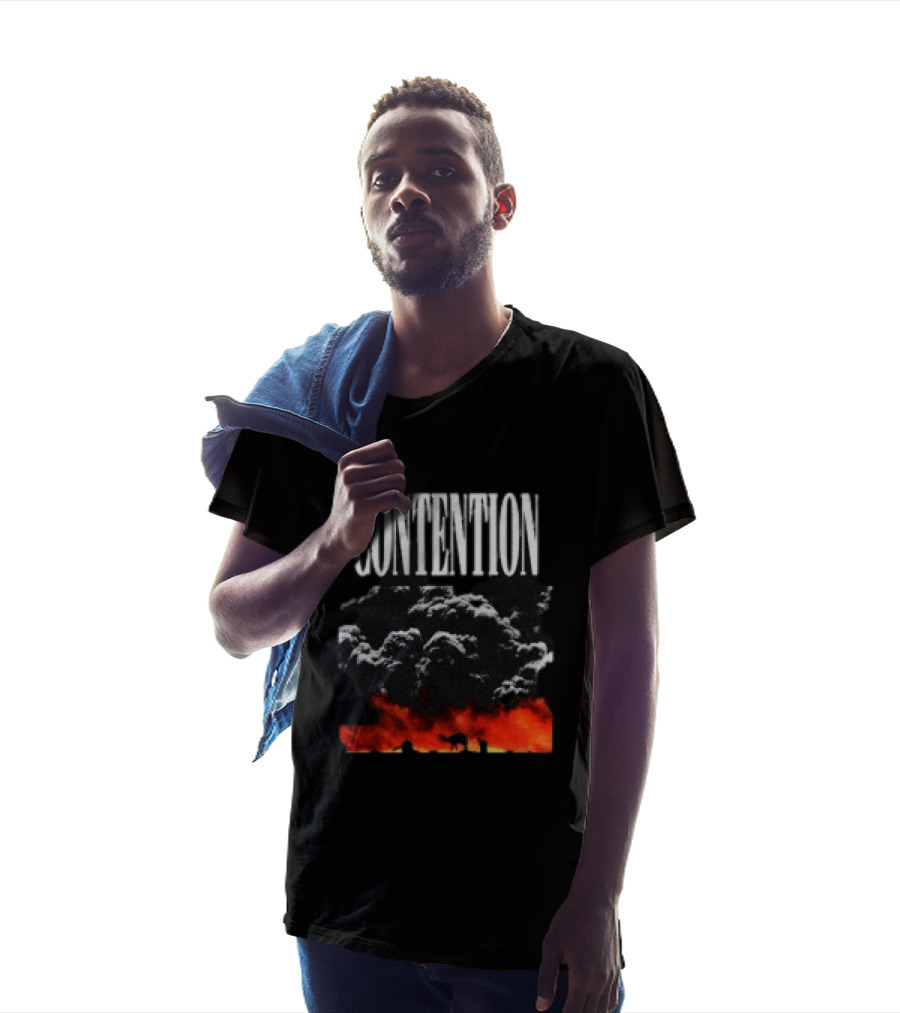 CONTENTION Xcontentionx Store Nuclear Summer Explosive Cloud T-Shirt