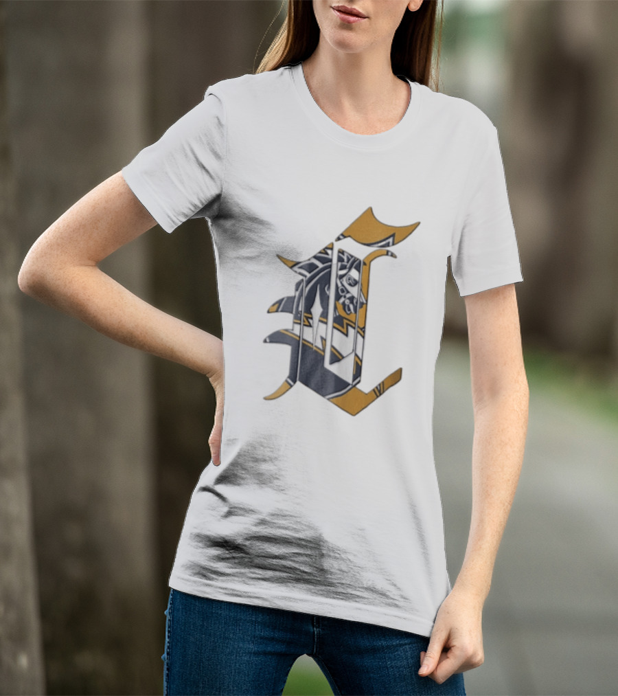 Los Angeles Chargers Old English Letter C Horse Head T-Shirt