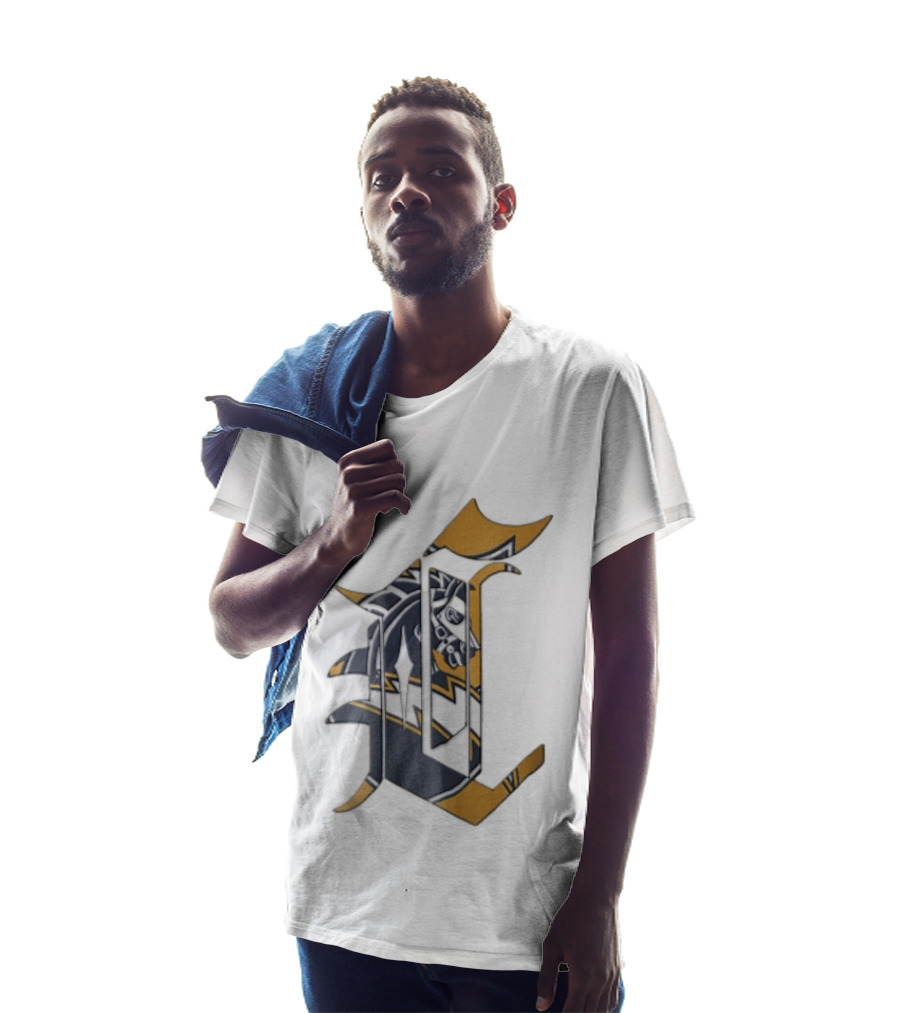 Los Angeles Chargers Old English Letter C Horse Head T-Shirt