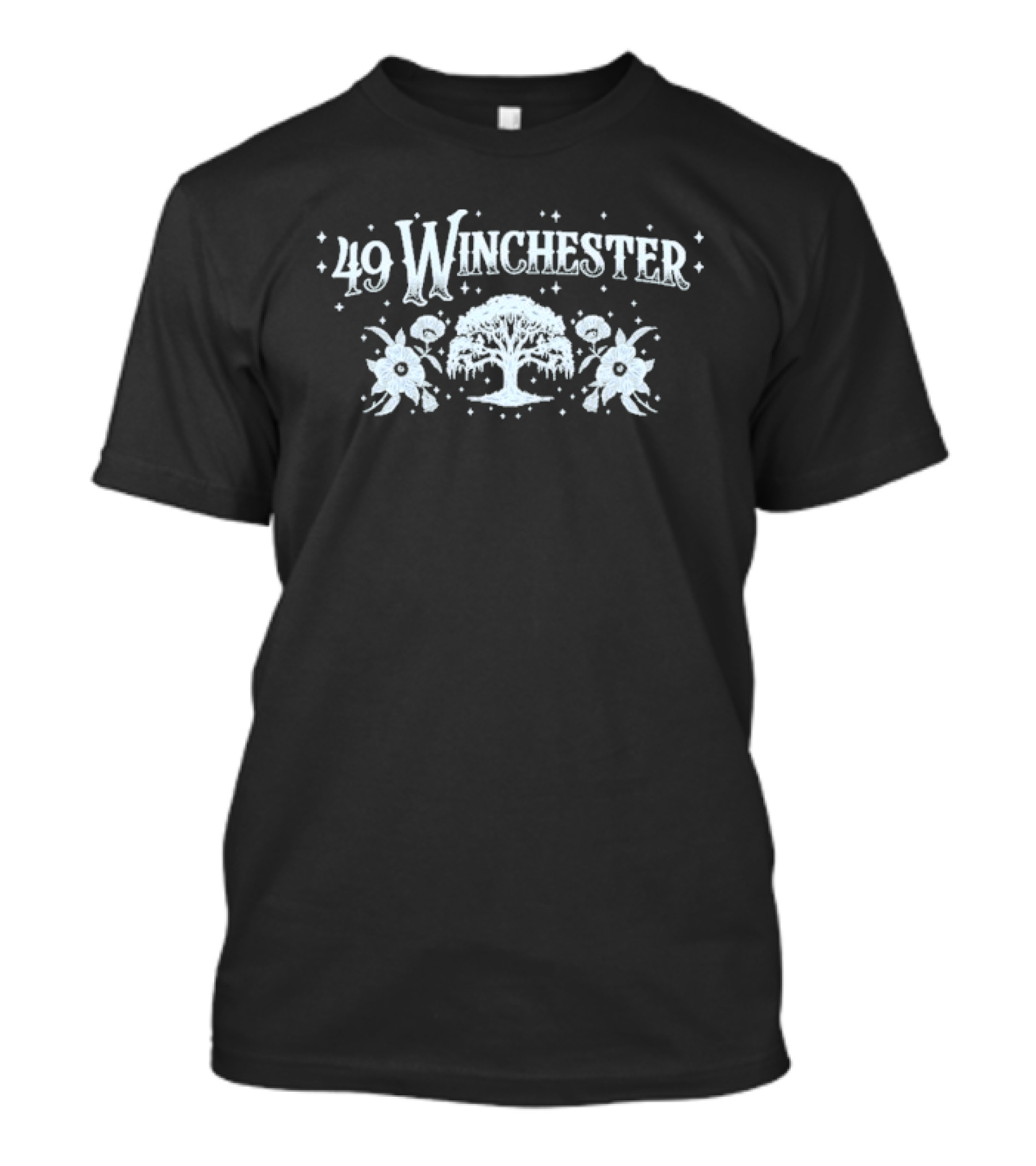 49 Winchester Tree Floral Motif T-Shirt