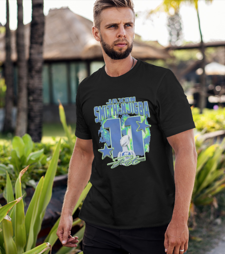 Jaxon Smith Njigba 11 Seattle Championship T-Shirt