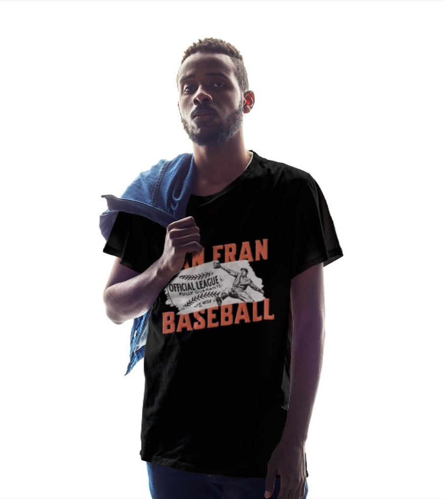 San Fran Baseball Official League Vintage Throwback T-Shirt