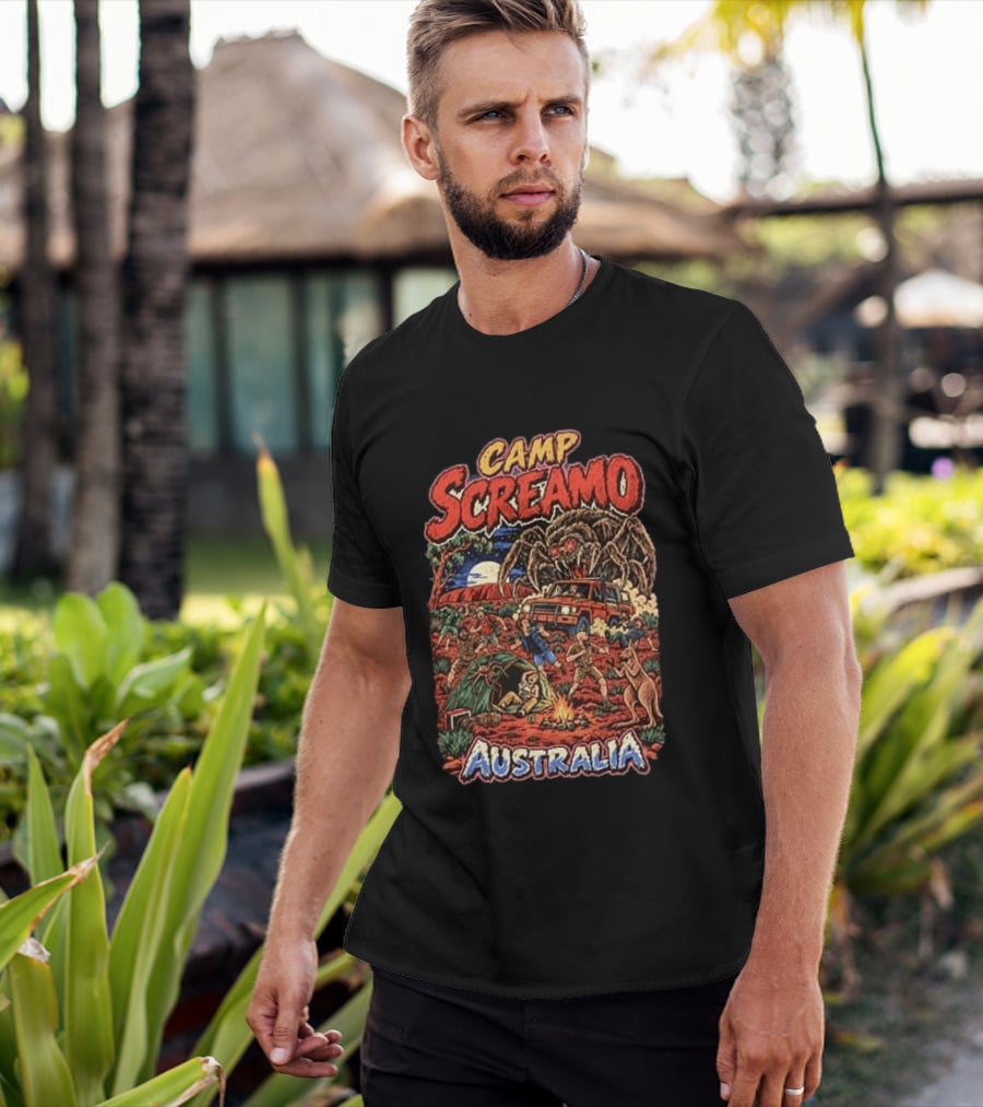 Original Camp Screamo Silverstein And Story Of The Year Australia Tour 2027 Dates T-Shirt