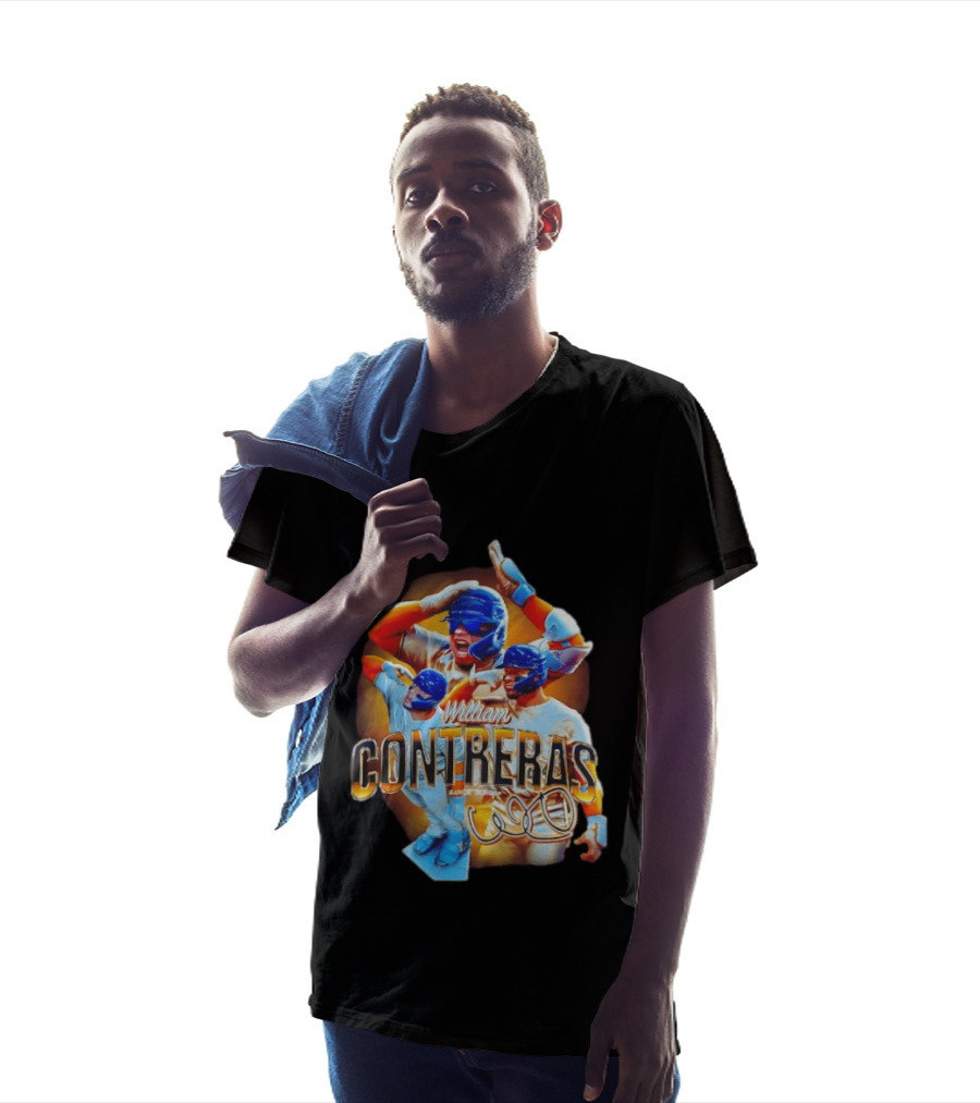 William Contreras Milwaukee Brewers Player Collage 2026 T-Shirt