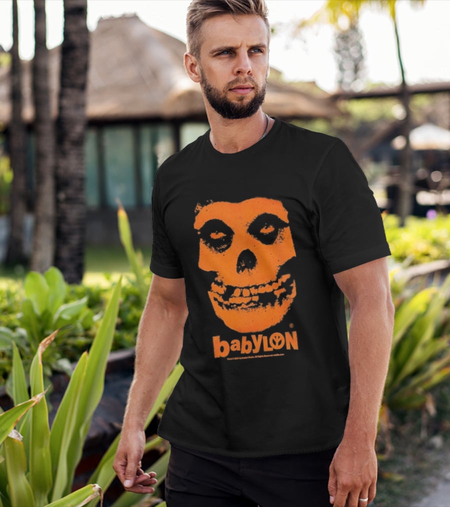 Original Babylon Orange Fiend Skull The Misfits T-Shirt