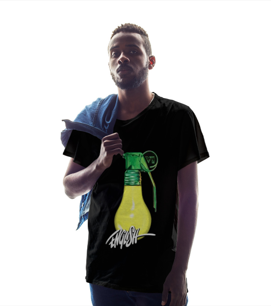 Wynwood Walls Store Ron English Light Bulb Grenade T-Shirt