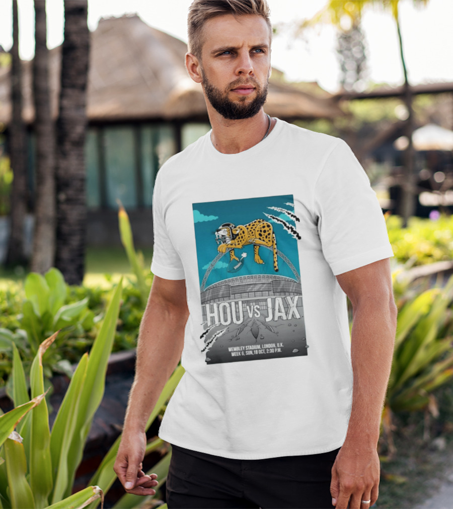 HOU Vs JAX Wembley Stadium London Week 6 Sun 18 Oct 2:30 PM T-Shirt