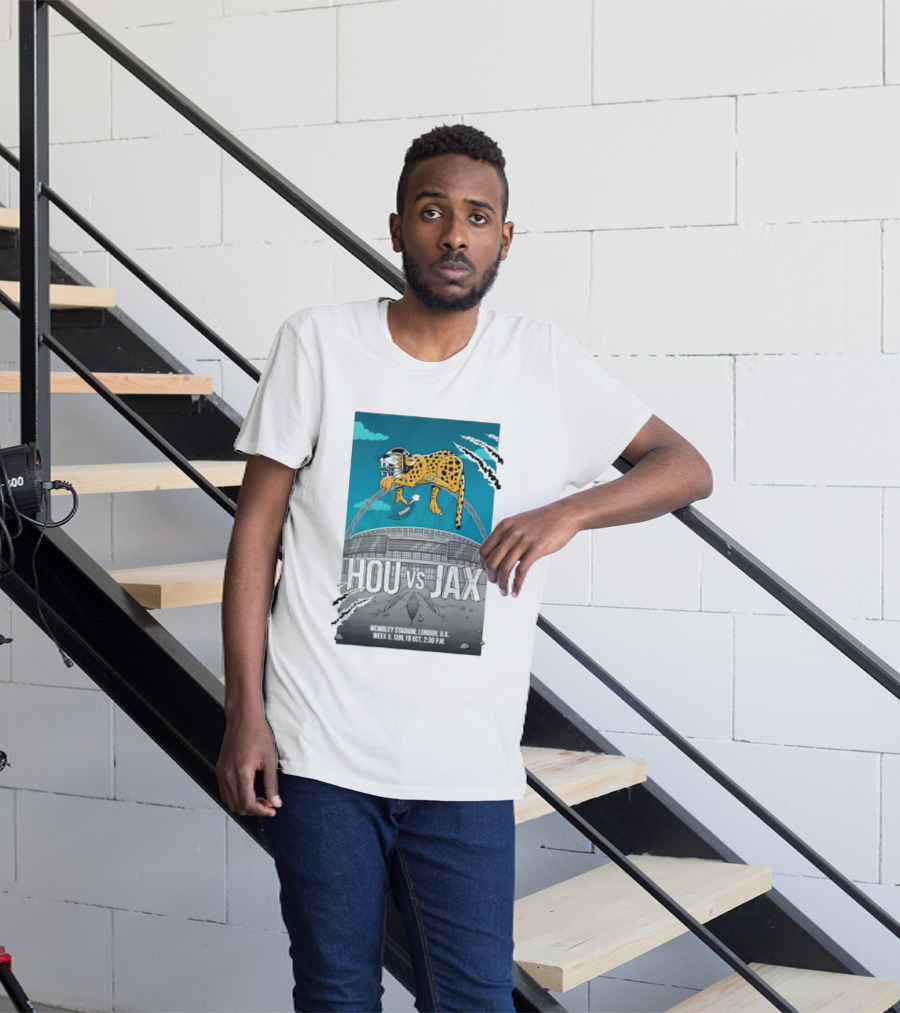 HOU Vs JAX Wembley Stadium London Week 6 Sun 18 Oct 2:30 PM T-Shirt