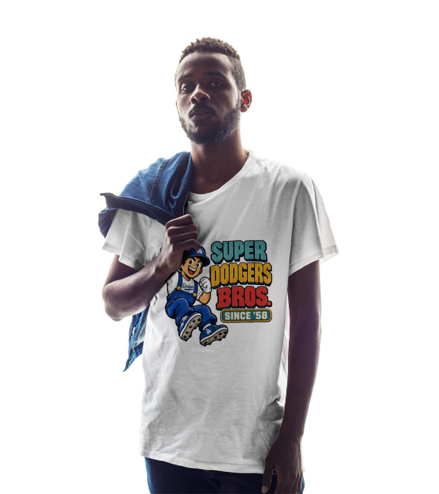 Los Angeles Dodgers Super Bros Since '58 T-Shirt
