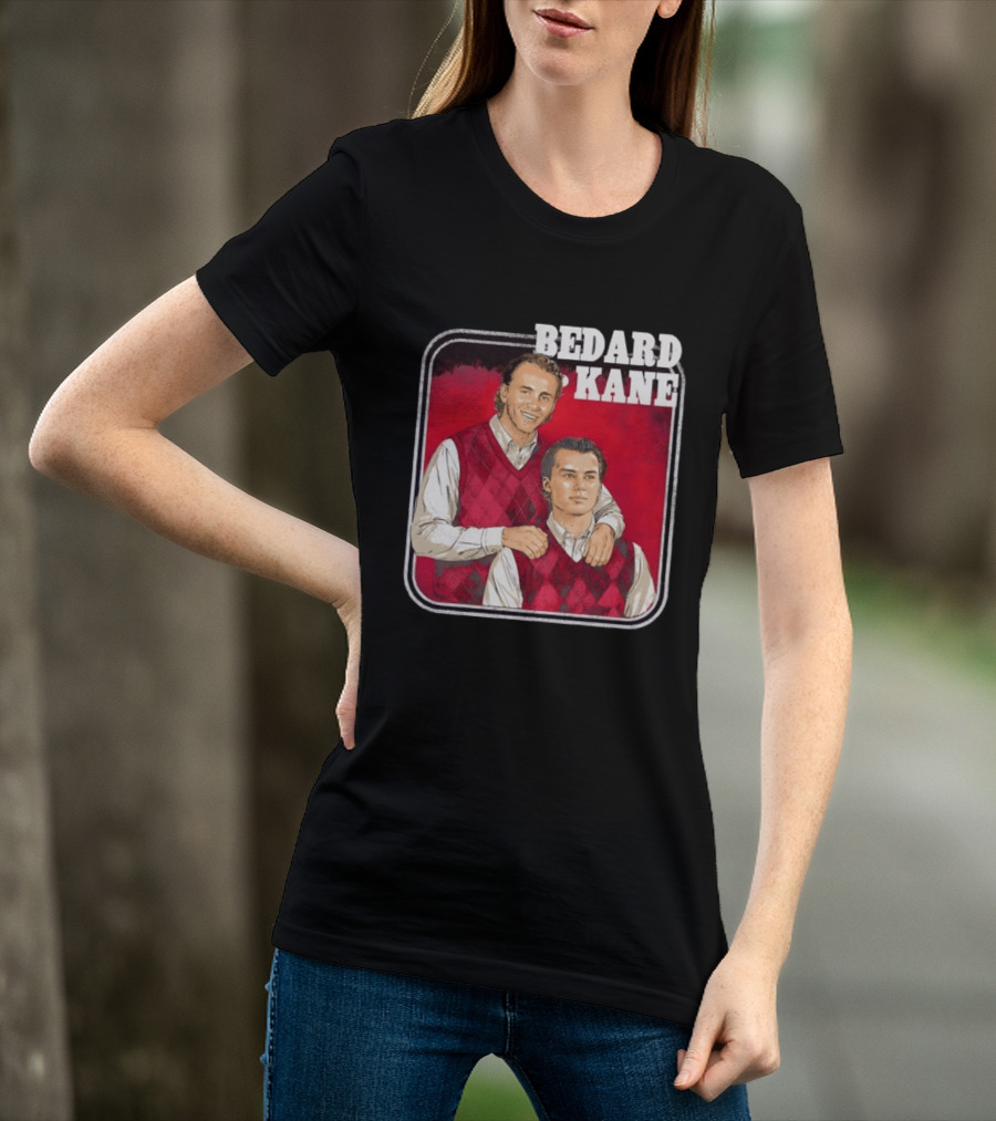 Connor Bedard Patrick Kane Chicago Step Brothers Hockey T-Shirt