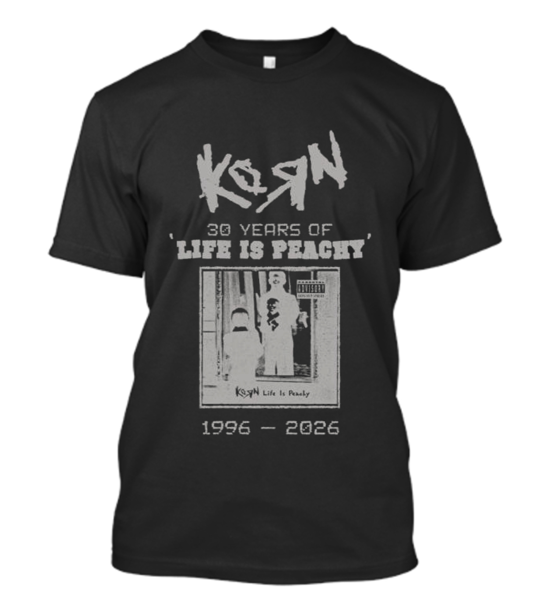 Korn Life Is Peachy 30 Years 1996 2026 Anniversary T-Shirt