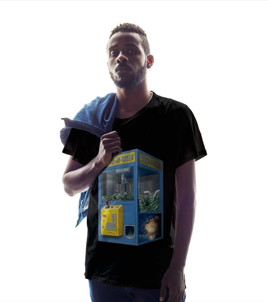 The Wynwood Walls Store Grab N Win Leon Keer Claw Machine Explosion T-Shirt