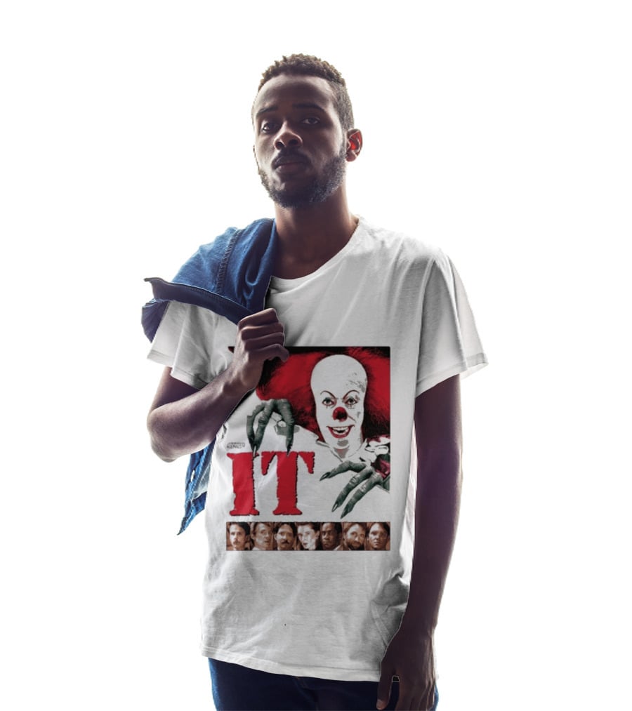 IT Eternal Grin Pennywise Creepy Clown Horror Movie T-Shirt