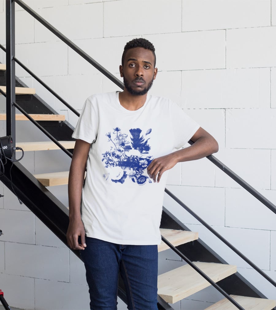 Jessie Ware Superbloom Longsleeve Blue Floral T-Shirt