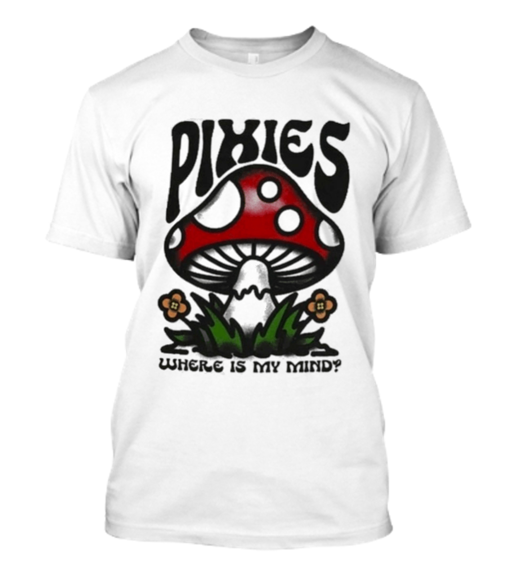 Pixies Where Is My Mind Mushroom T-Shirt