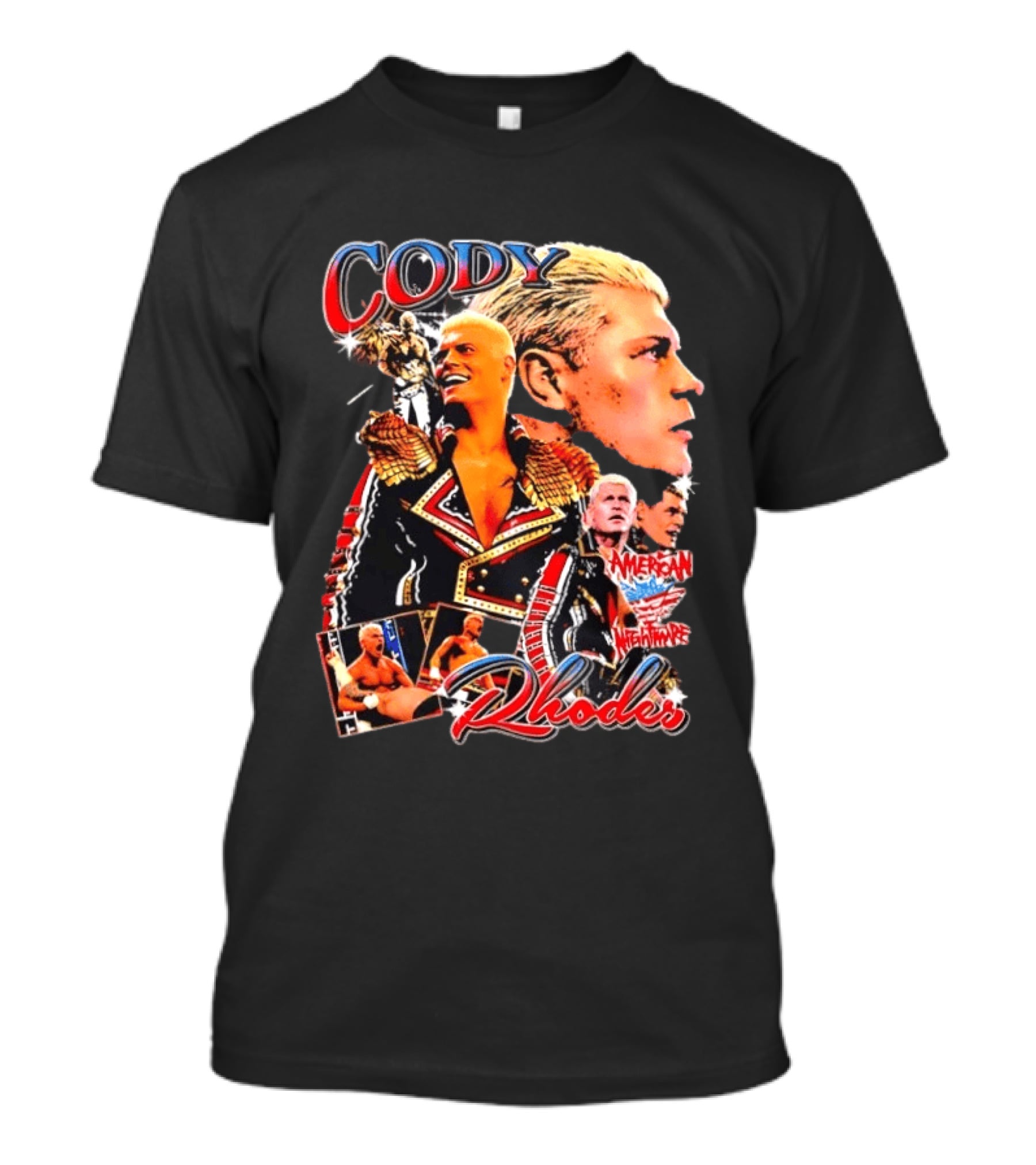Cody Rhodes American Nightmare Retro Bootleg T-Shirt