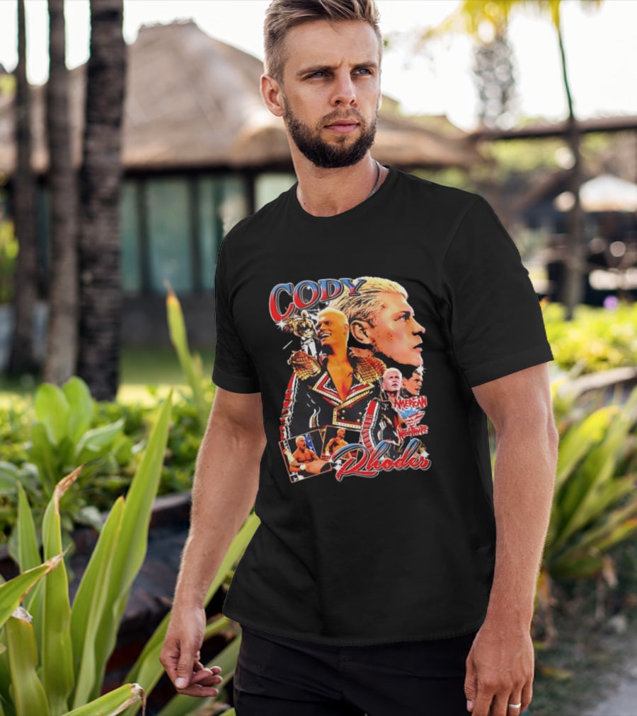 Cody Rhodes American Nightmare Retro Bootleg T-Shirt
