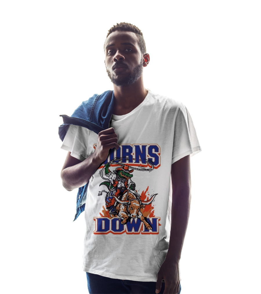 Florida Gators Horns Down Texas Longhorns Rodeo Rivalry T-Shirt