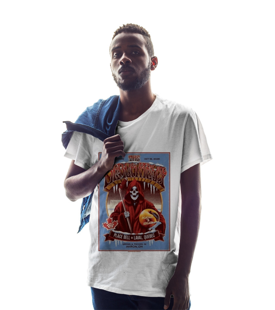 The Black Keys Place Bell Laval Quebec 2026 Max Looffler Peaches N Kream World Tour October 16 2026 T-Shirt