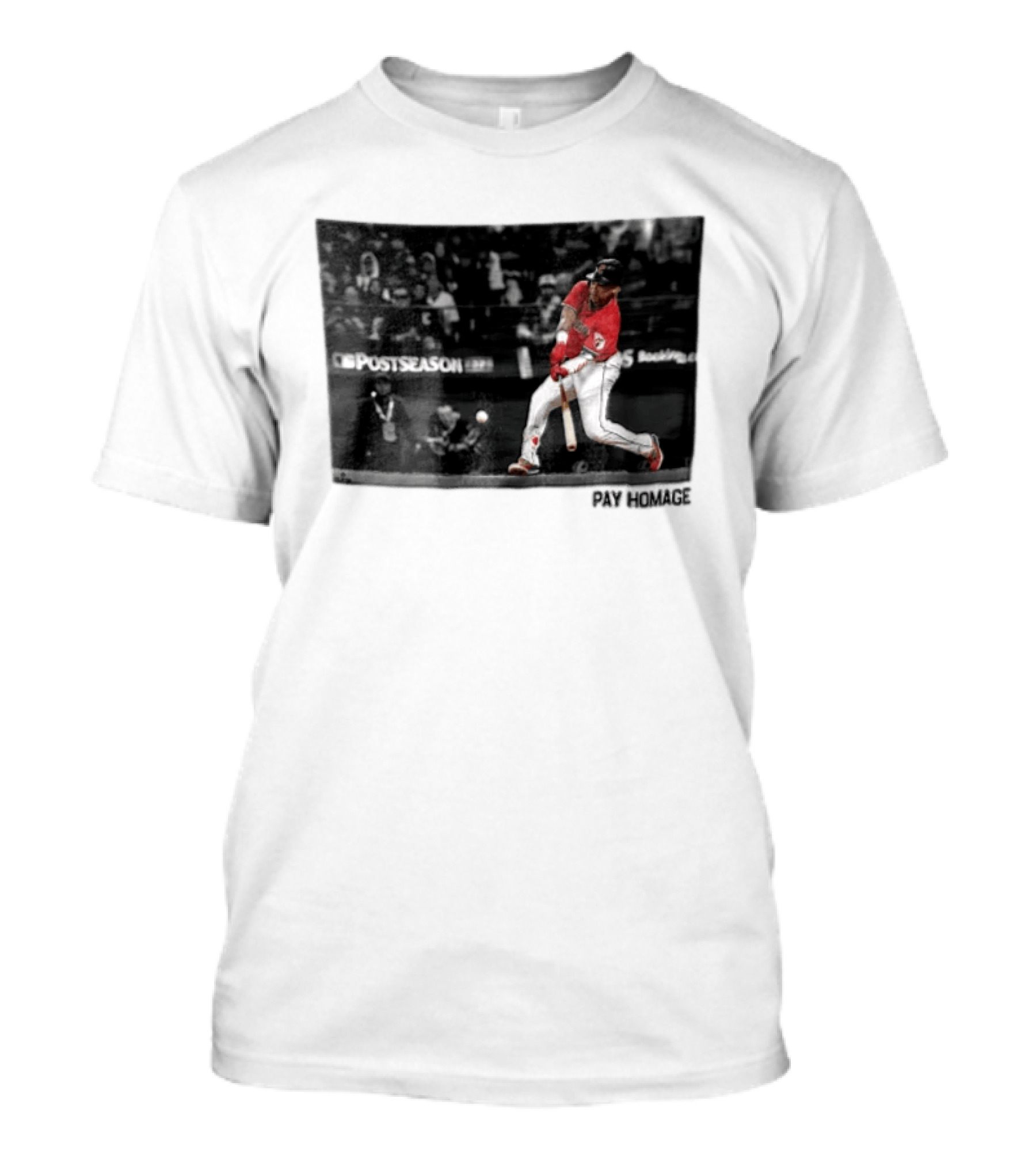Cleveland Baseball Pay Homage Postseason Action T-Shirt