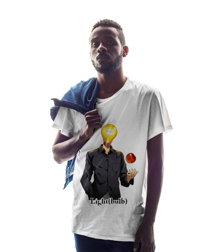 Yagami Raito Lightbulb Apple Interaction T-Shirt