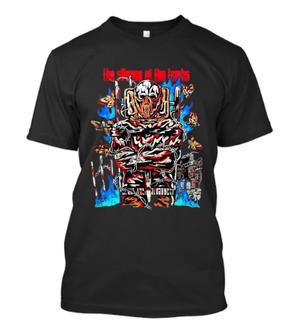Warren Lotas The Silence Of The Lambs Masked Figure Restraint Flames T-Shirt