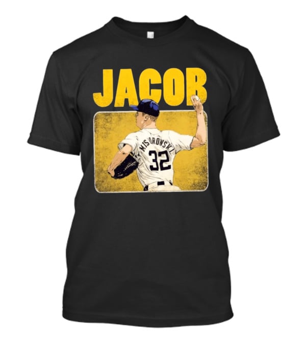 Jacob Misiorowski 32 Milwaukee Brewers Baseball Player Highlight T-Shirt