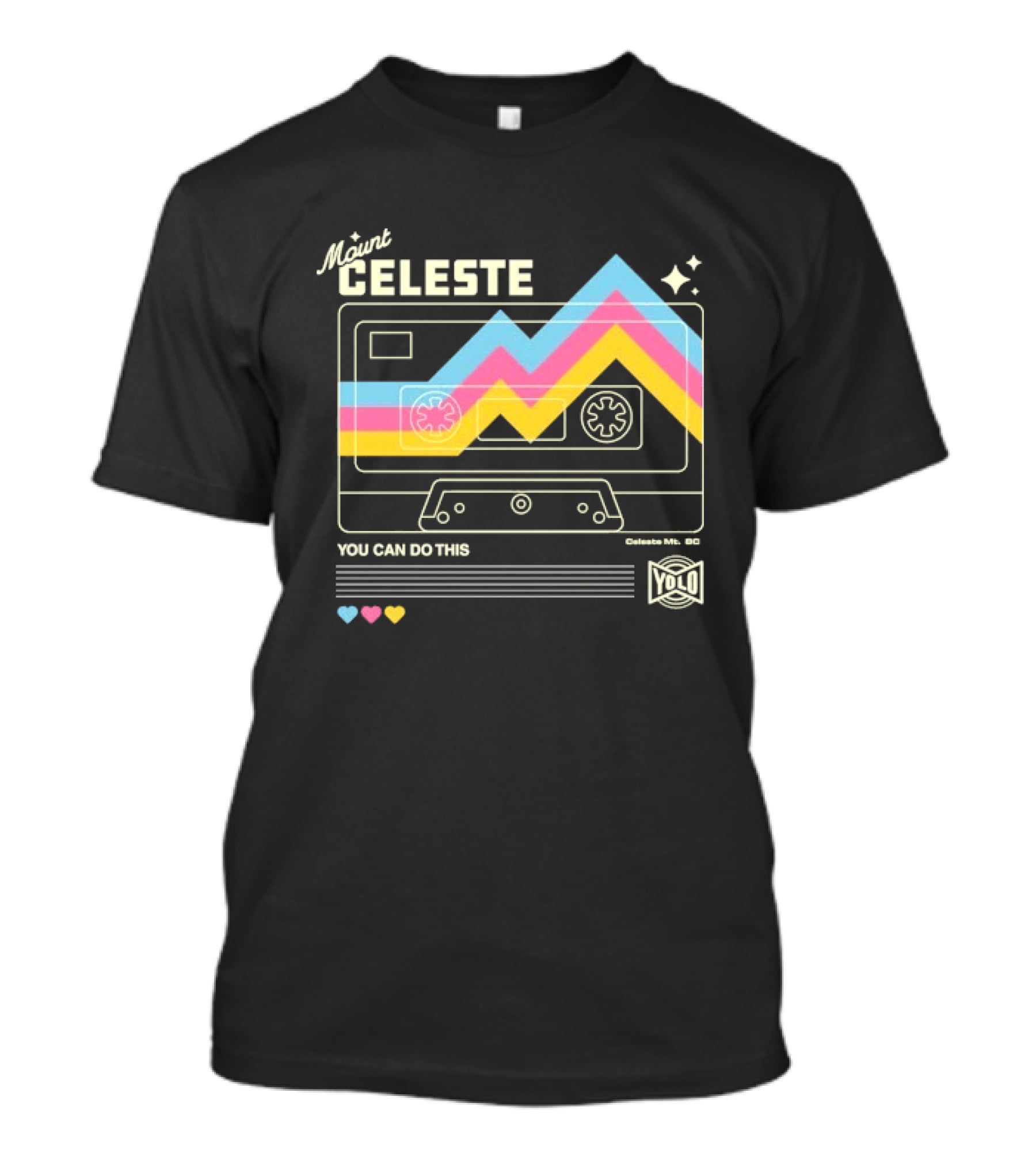 Mount Celeste You Can Do This Retro Cassette Tape T-Shirt