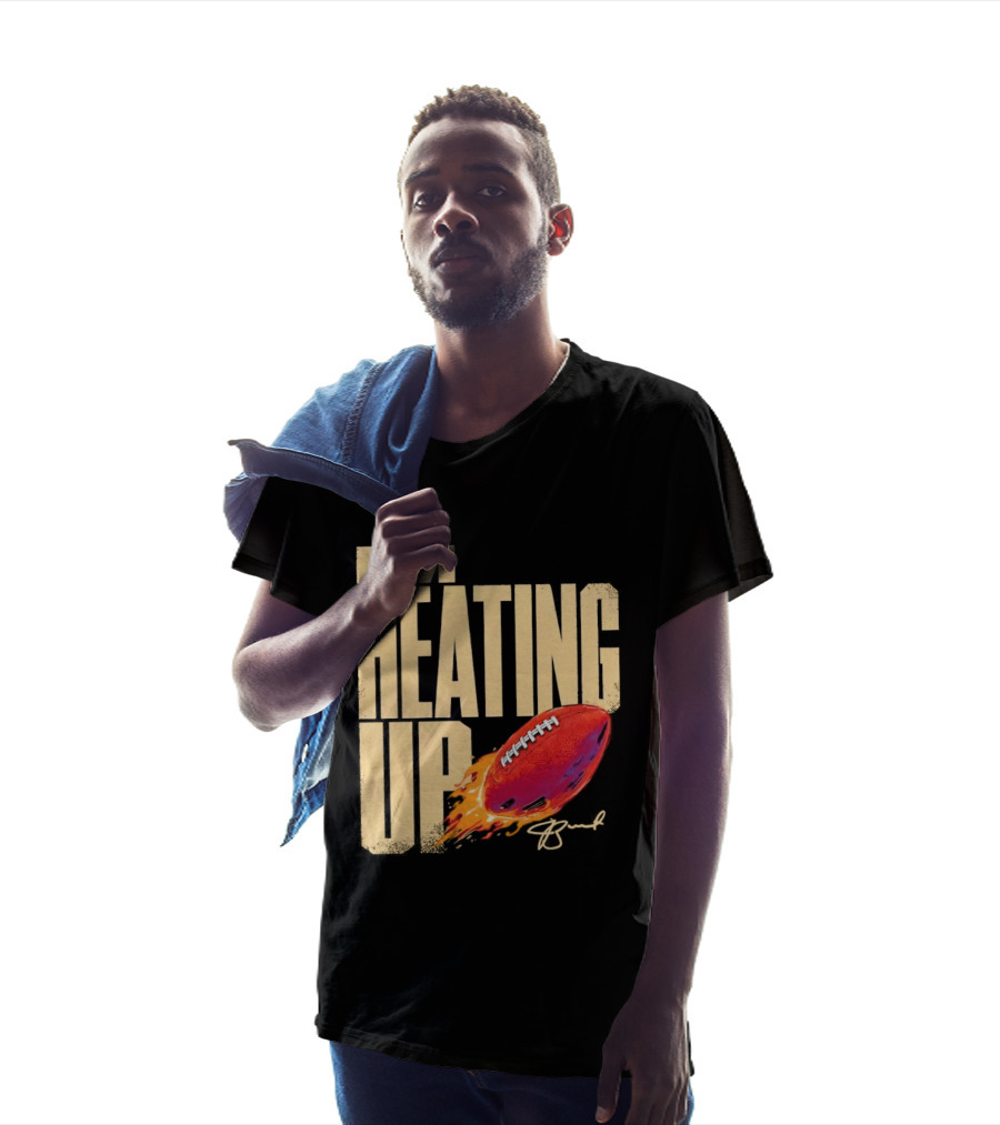 I'm Heating Up Jameis Winston New York Giants Stacked Football T-Shirt
