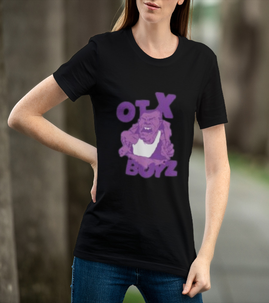 OTX Boyz Purple Character Geezy World Store Breakout T-Shirt