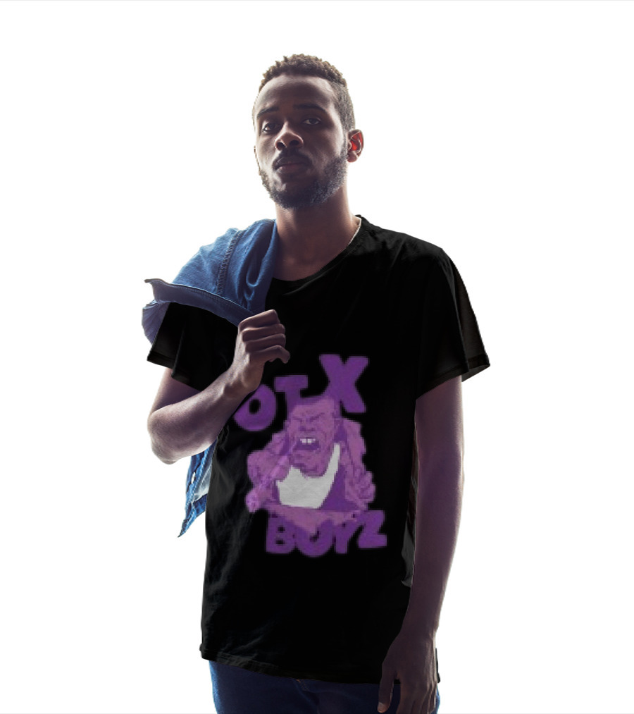 OTX Boyz Purple Character Geezy World Store Breakout T-Shirt