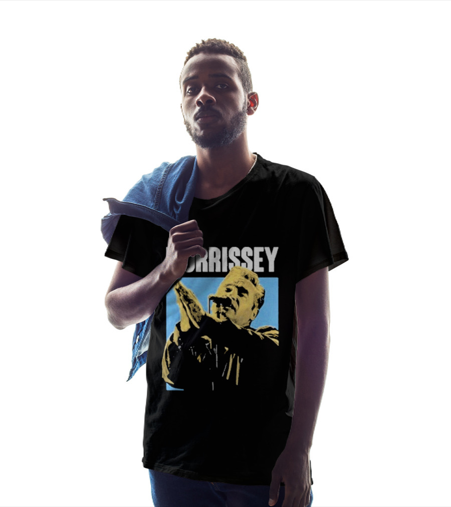 Morrissey Pop Praise Iconic Clapping Microphone T-Shirt