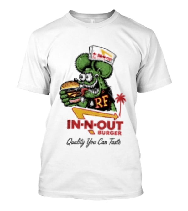 Rat Fink In N Out Burger Quality You Can Taste Collaboration T-Shirt