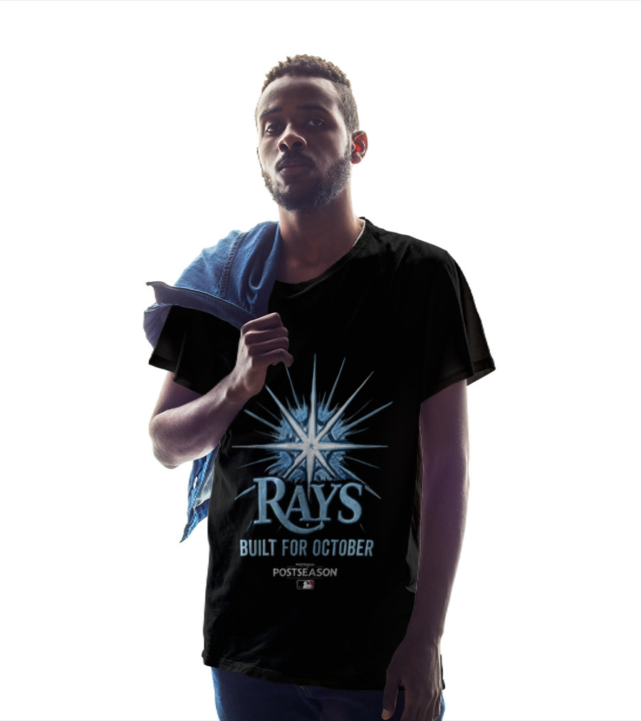Tampa Bay Rays Built For October MLB Postseason T-Shirt