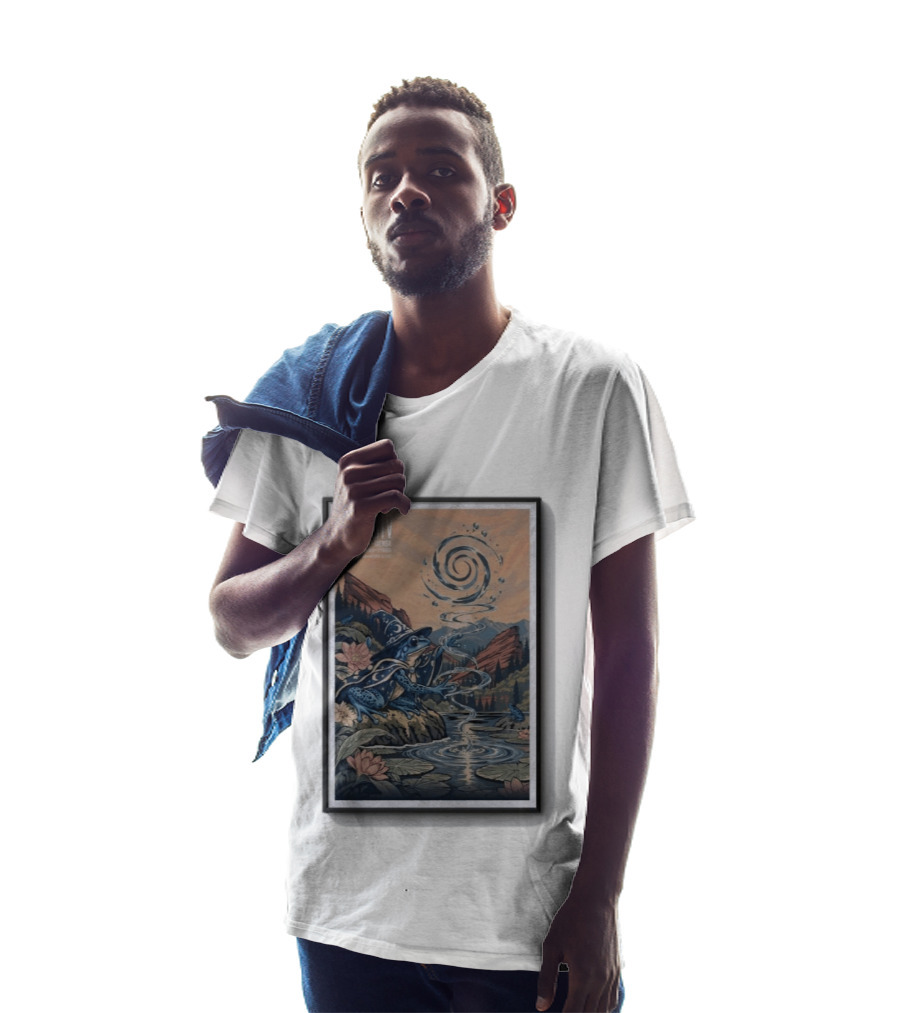 Mersiv Lunar Good Red Rocks Amphitheatre Morrison CO Oct 23 2026 Frog Wizard Night Event T-Shirt
