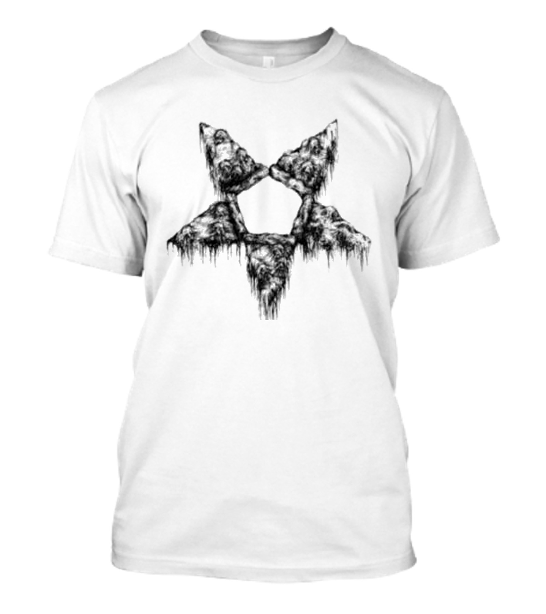 Sink Shower Store Pizzagram Demogorgon Star Shape Stranger Things T-Shirt