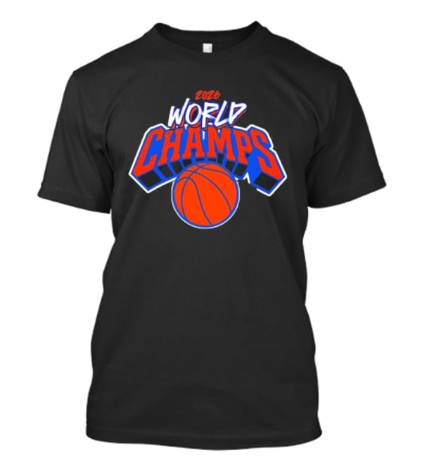 2026 World Champs New York Knicks Basketball T-Shirt