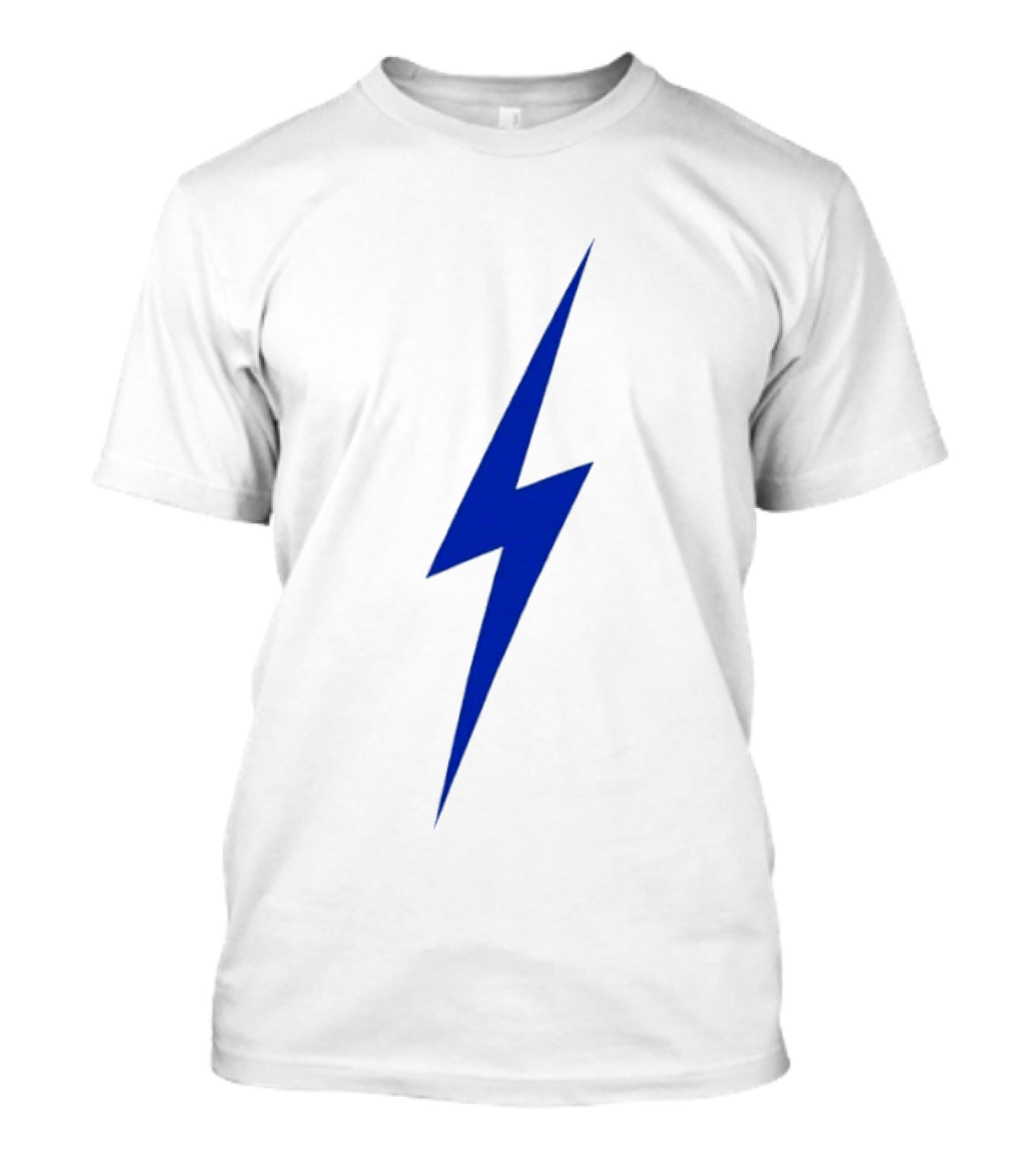 OKC Lightning Bolt Blue Power Energy T-Shirt