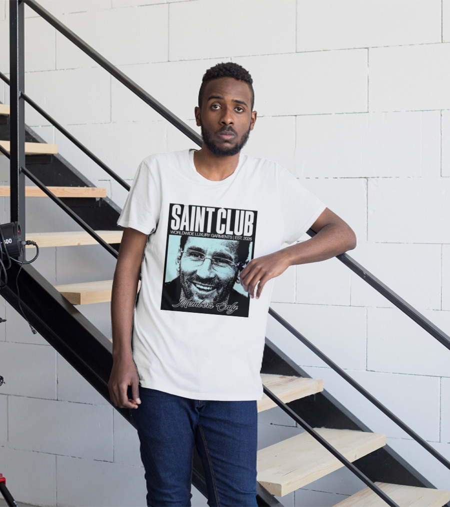 SAINT CLUB Worldwide Luxury Garments Est. 2026 Members Only T-Shirt