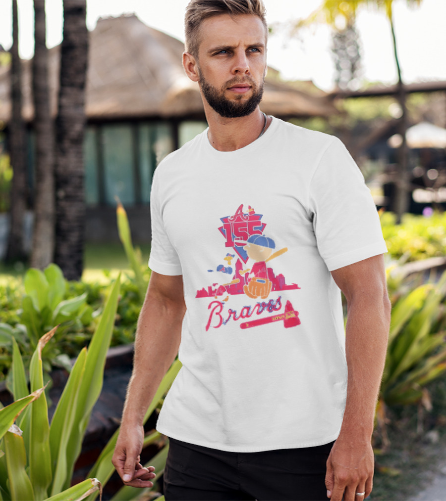 155th Anniversary Atlanta Braves Charlie Brown Snoopy 1871 2026 T-Shirt