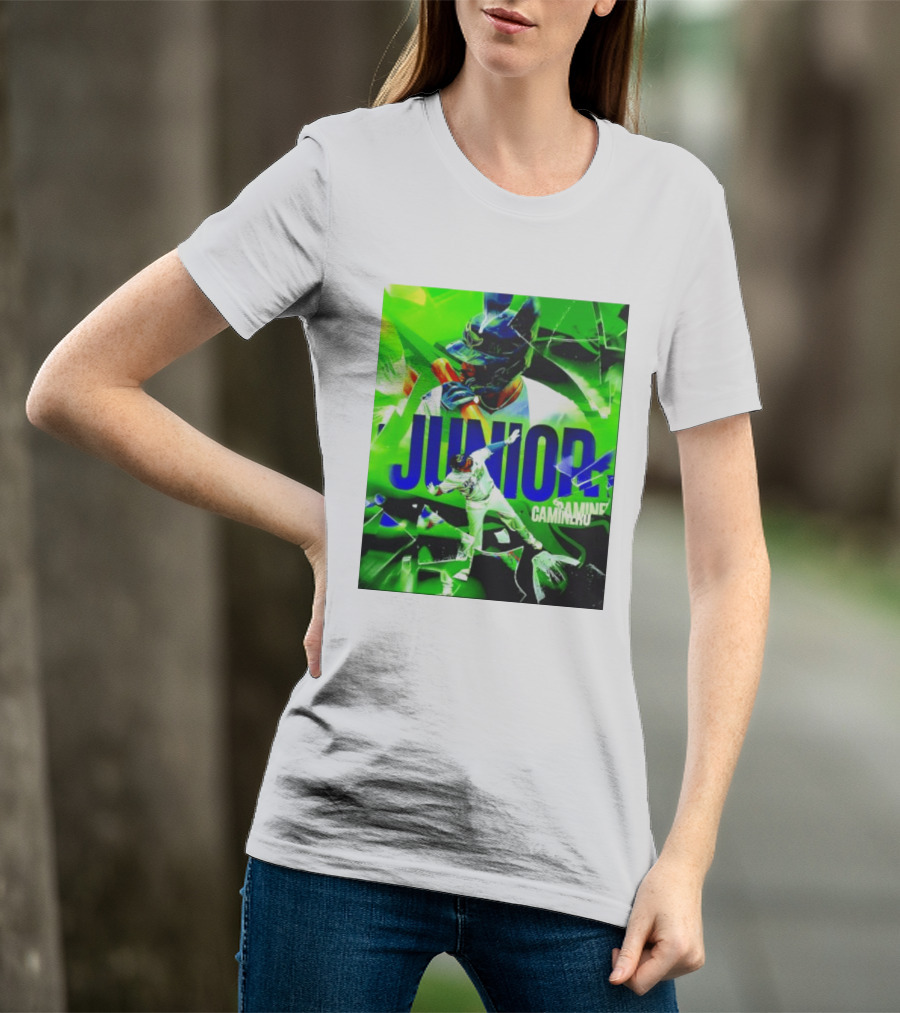 Junior Caminero Tampa Bay Rays La Maxima Baseball Legend T-Shirt