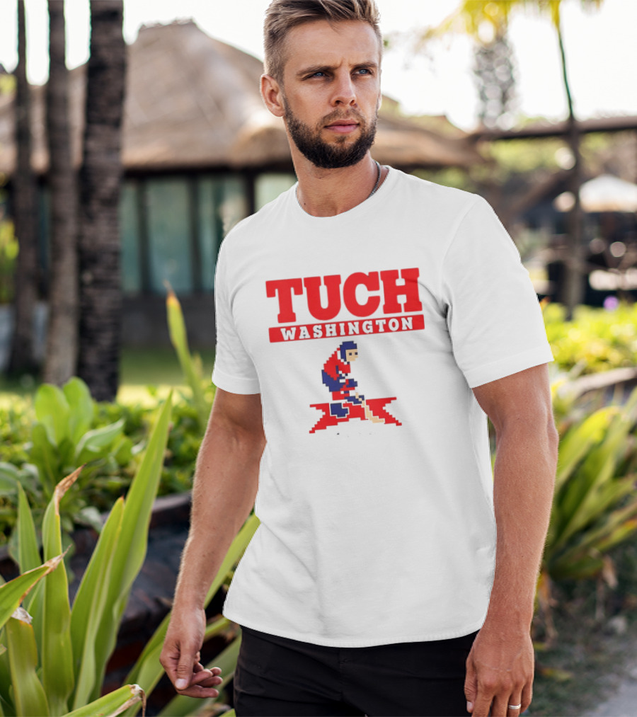 Tuch Washington 89 RW Retro Hockey Pixel T-Shirt
