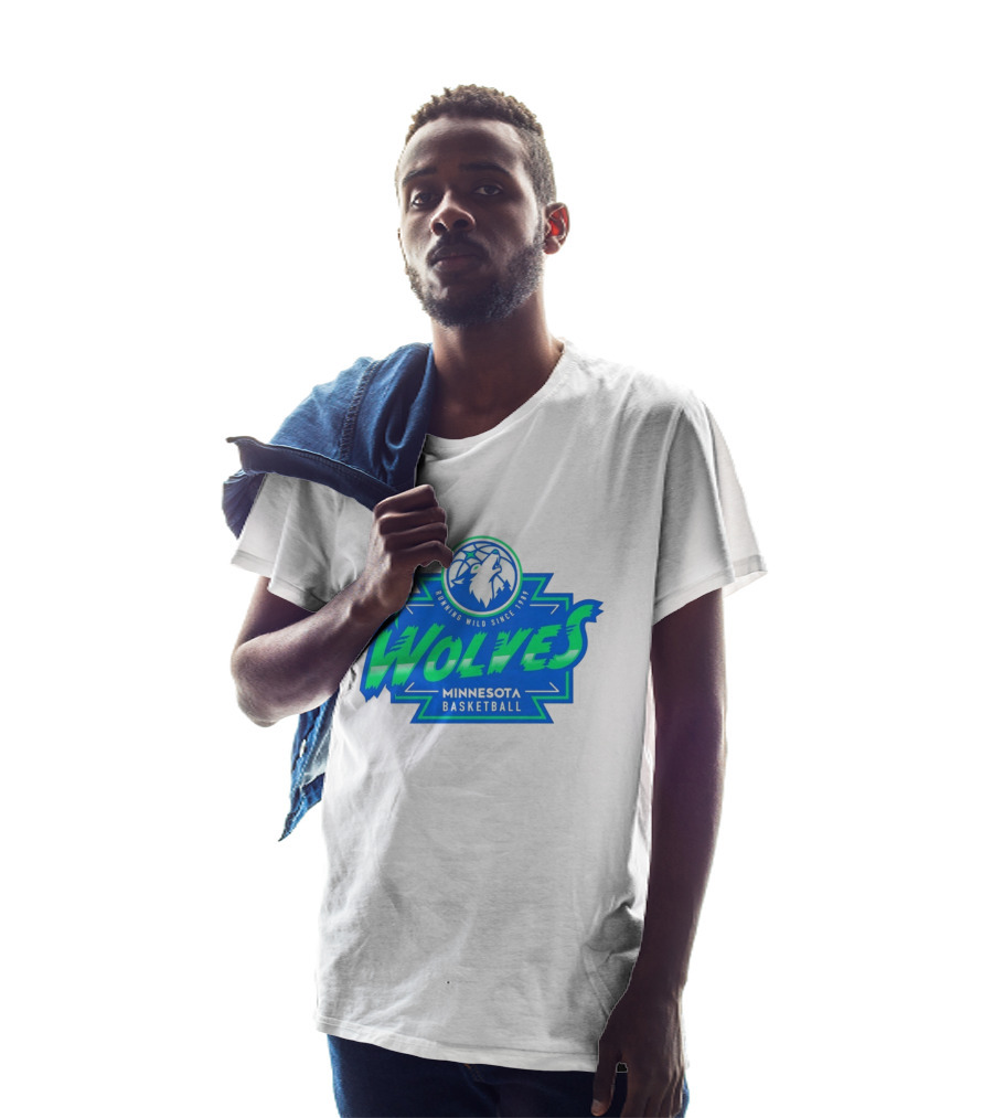 Wolves Minnesota Basketball Running Wild Since 1989 T-Shirt