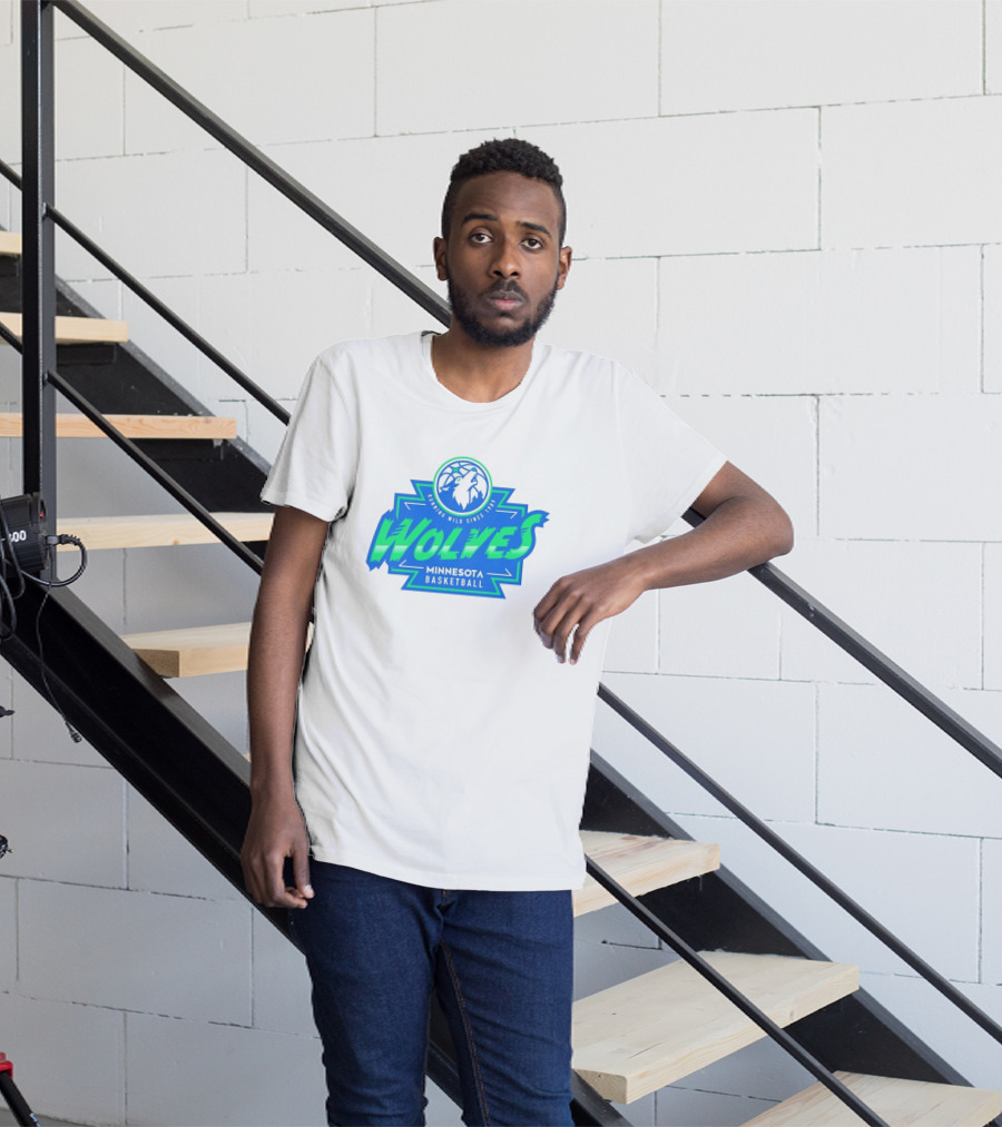 Wolves Minnesota Basketball Running Wild Since 1989 T-Shirt