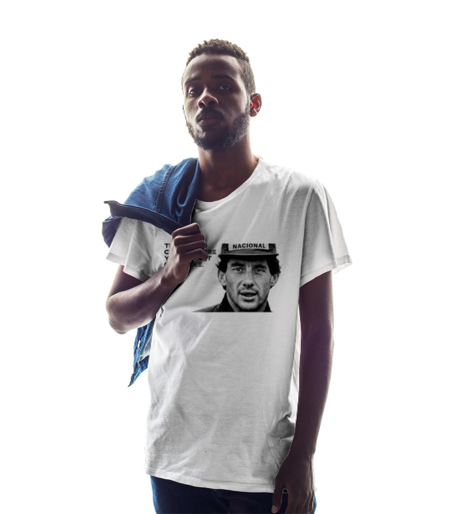 Neymar Ayrton Senna No Curve Where You Cannot Overtake Brazilian Legends T-Shirt