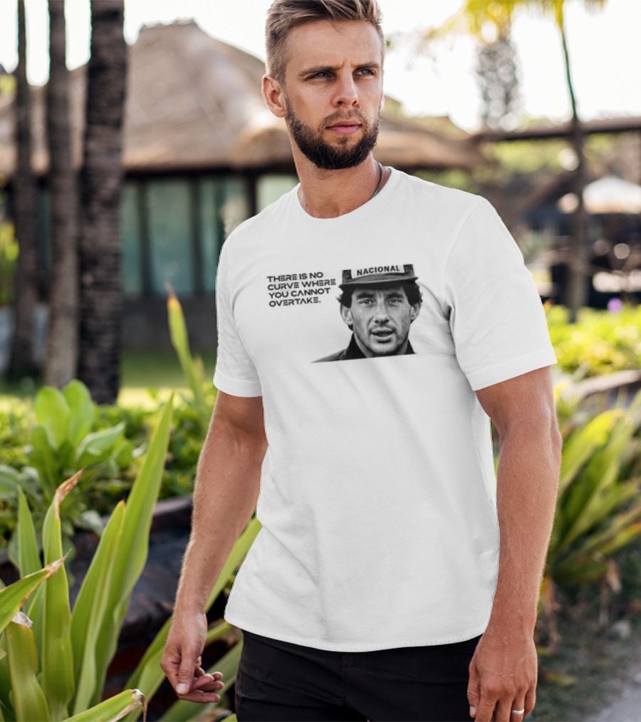 Neymar Ayrton Senna No Curve Where You Cannot Overtake Brazilian Legends T-Shirt